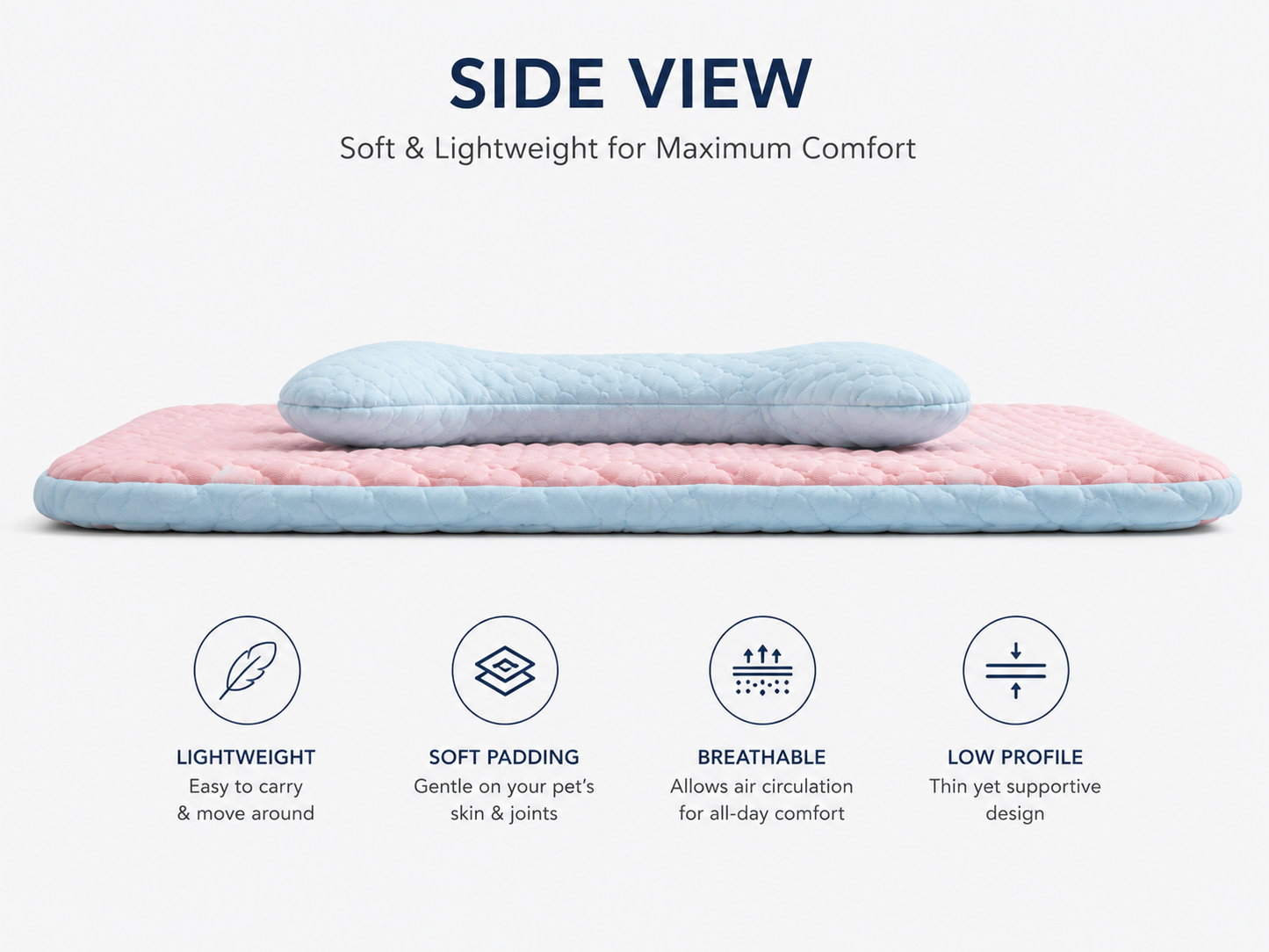 Dog Bed Breathable Cooling Spring Summer Pet Sleeping Mat For Small Medium Dogs Cats Soft Non-slip Dog Kennel Pet Supplies Pet Products
