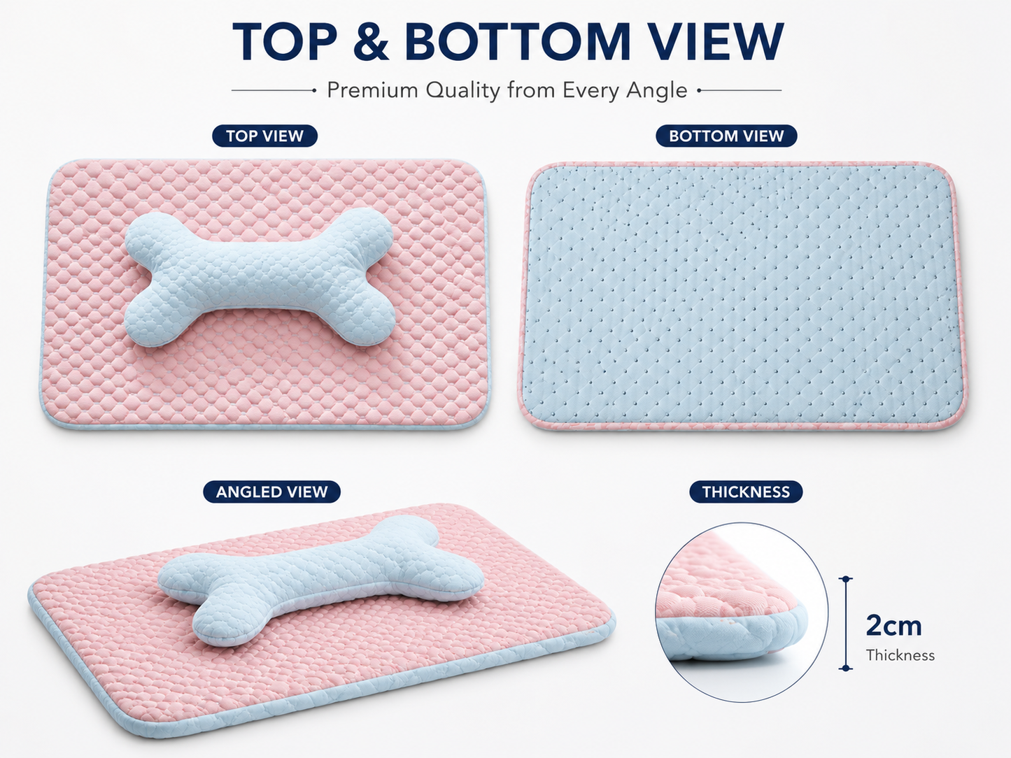 Dog Bed Breathable Cooling Spring Summer Pet Sleeping Mat For Small Medium Dogs Cats Soft Non-slip Dog Kennel Pet Supplies Pet Products