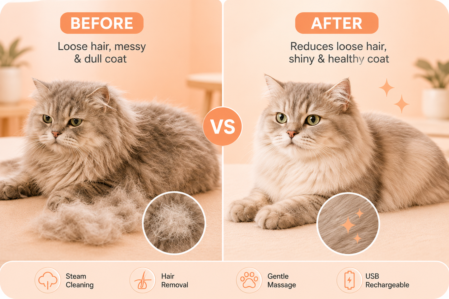 Carey Pet™ ZenSteam: The Ultimate Massage & Grooming Experience