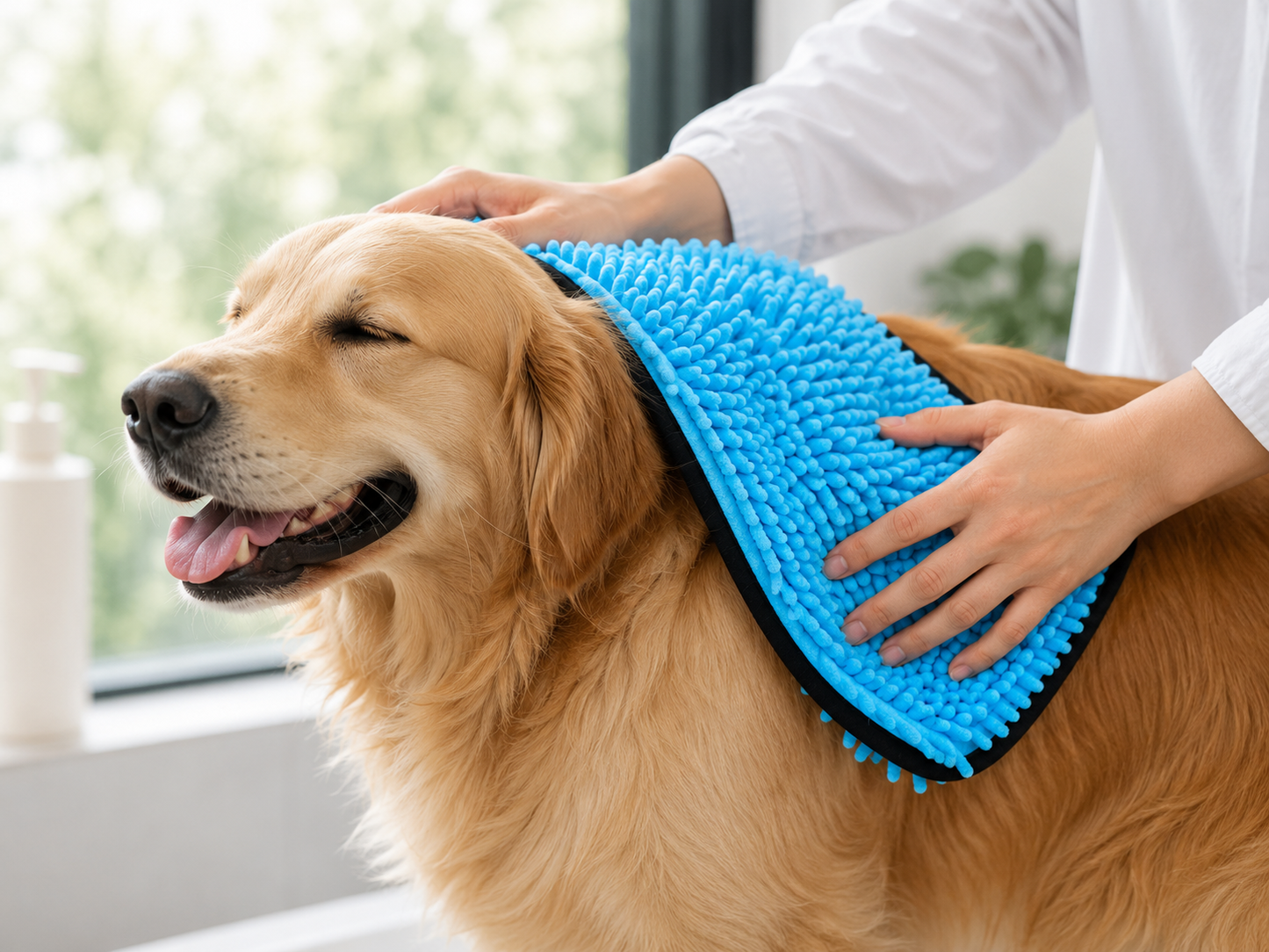 Ultra-Plush Microfiber Quick-Dry Pet Towel