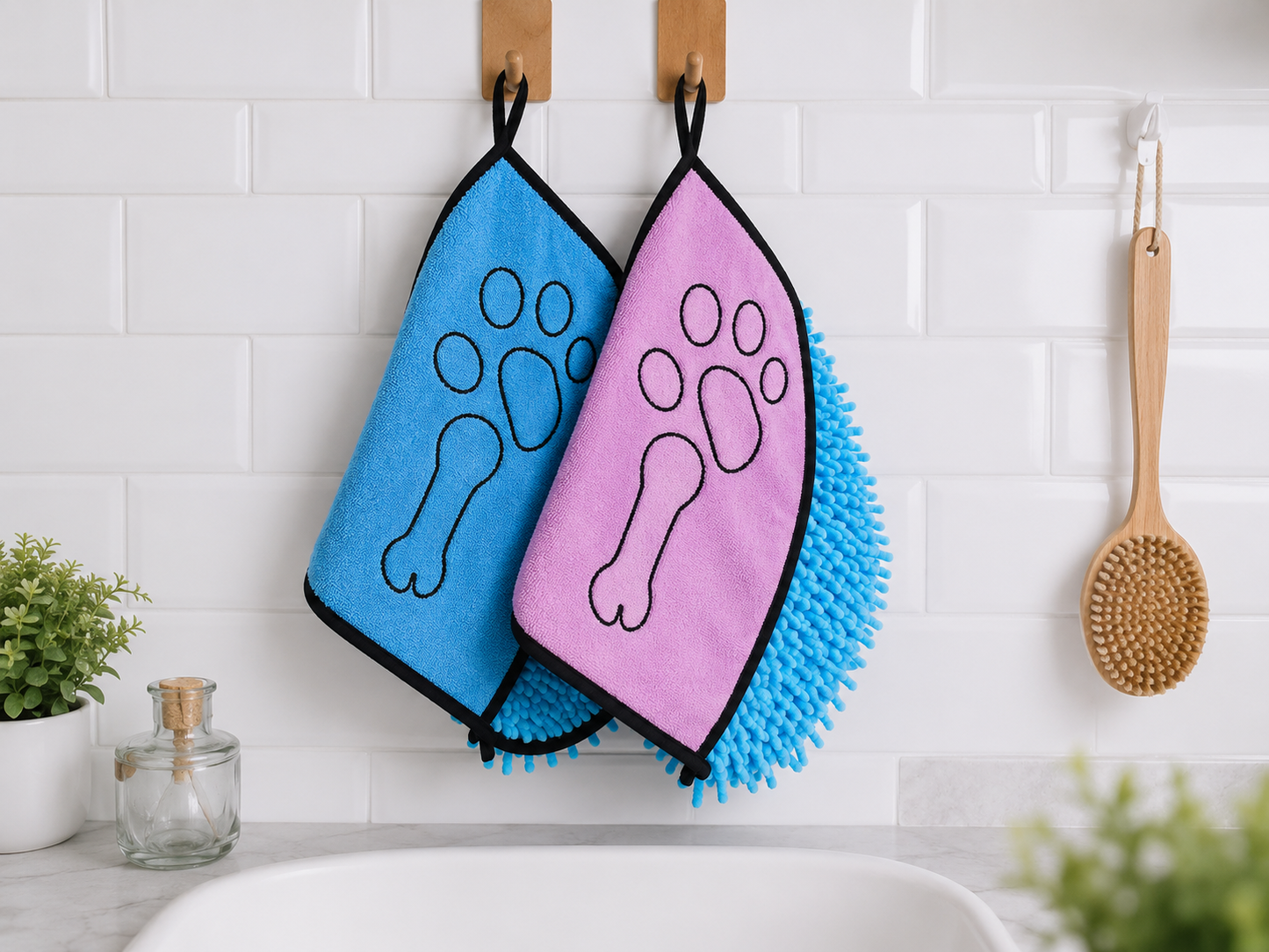Ultra-Plush Microfiber Quick-Dry Pet Towel