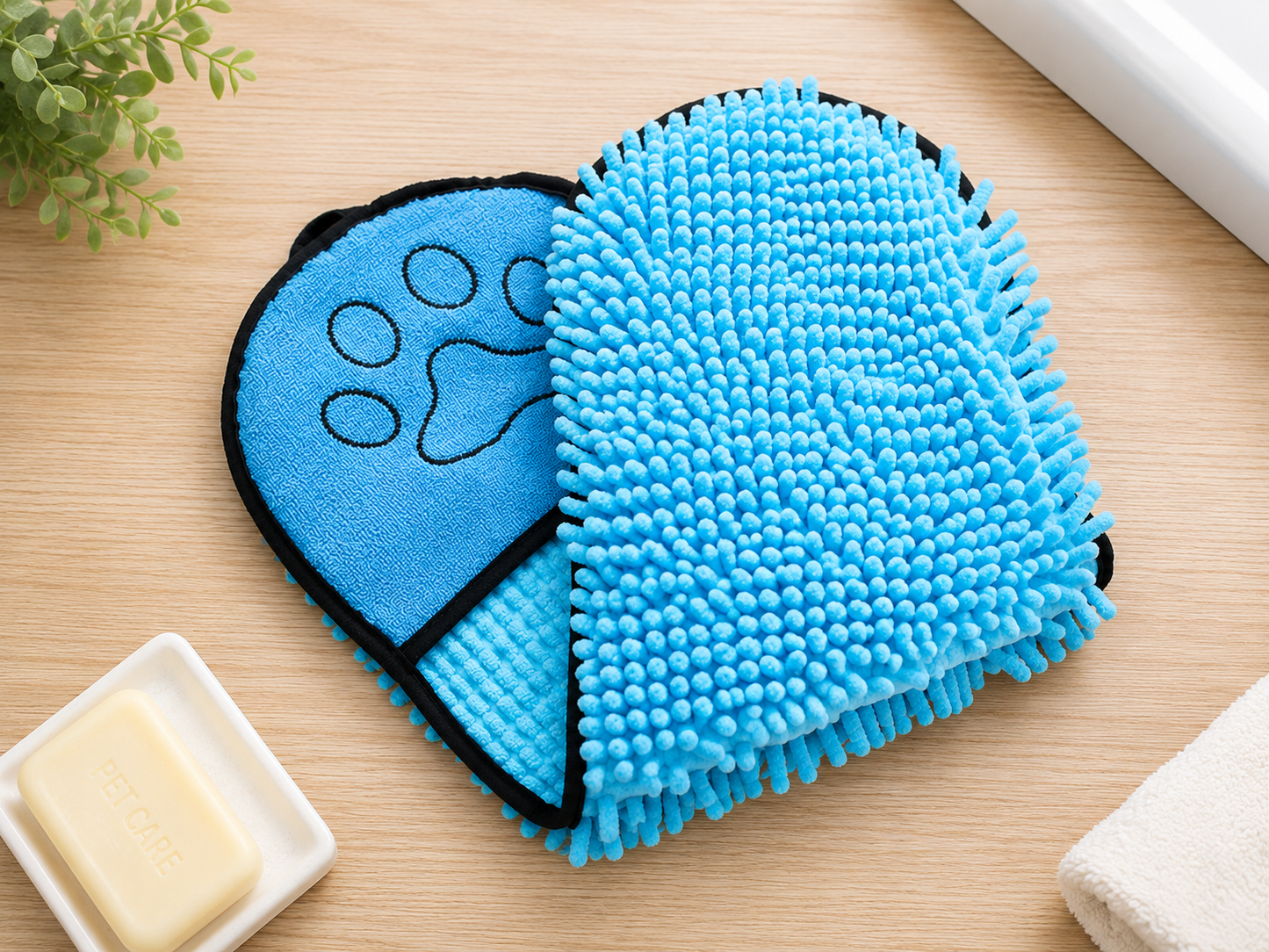 Ultra-Plush Microfiber Quick-Dry Pet Towel